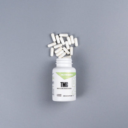 NutraBio TMG Supplements Betaine Anhydrous 500mg Capsules, Trimethylglycine Homocysteine Support - dailyvitalstore