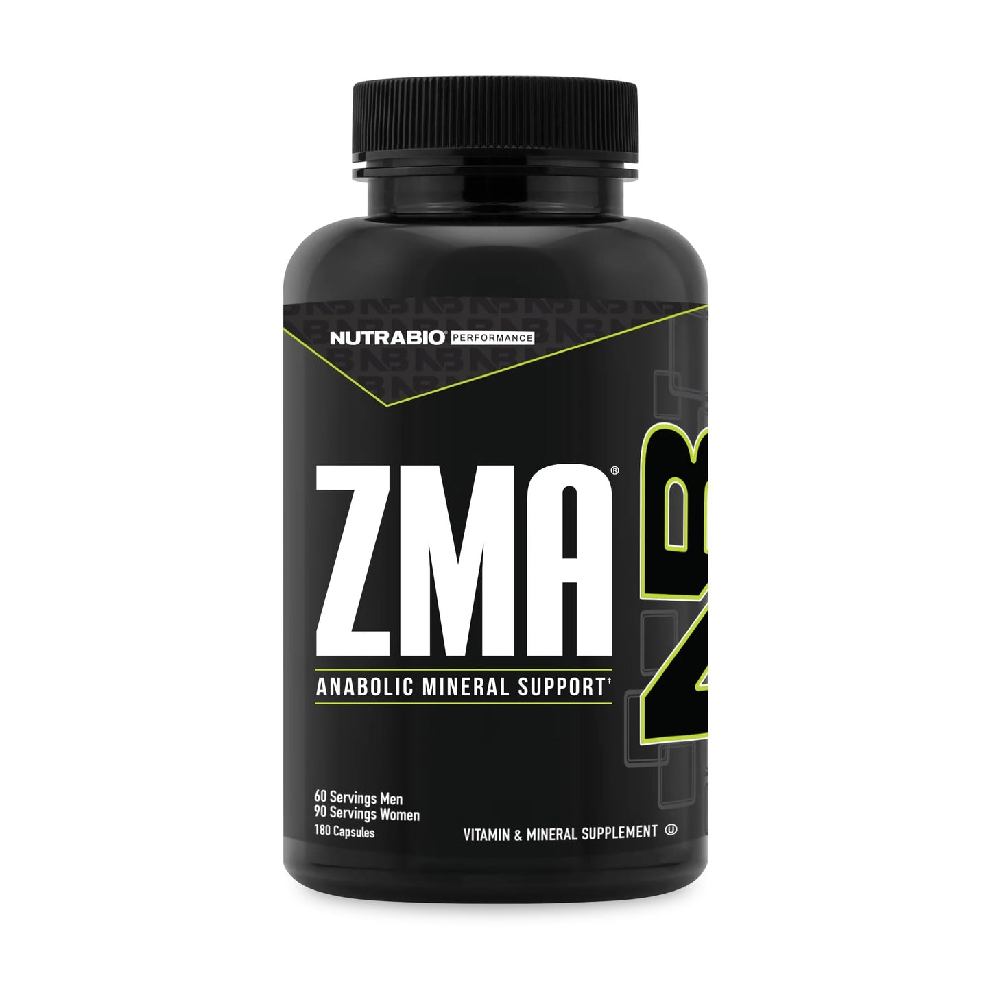NutraBio ZMA Supplements for Men & Women- Zinc Magnesium Supplements to Support Hormone Levels, Peak Performance, Sleep, Muscle Recovery, Immune Health, 180 Ct. - dailyvitalstore