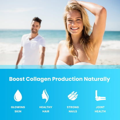 NutraChamps Collagen Boosting Gummies, Collagen Booster Gummy for Natural Collagen Production, Vegan Pectin Supplements Chews for Women & Men, - dailyvitalstore