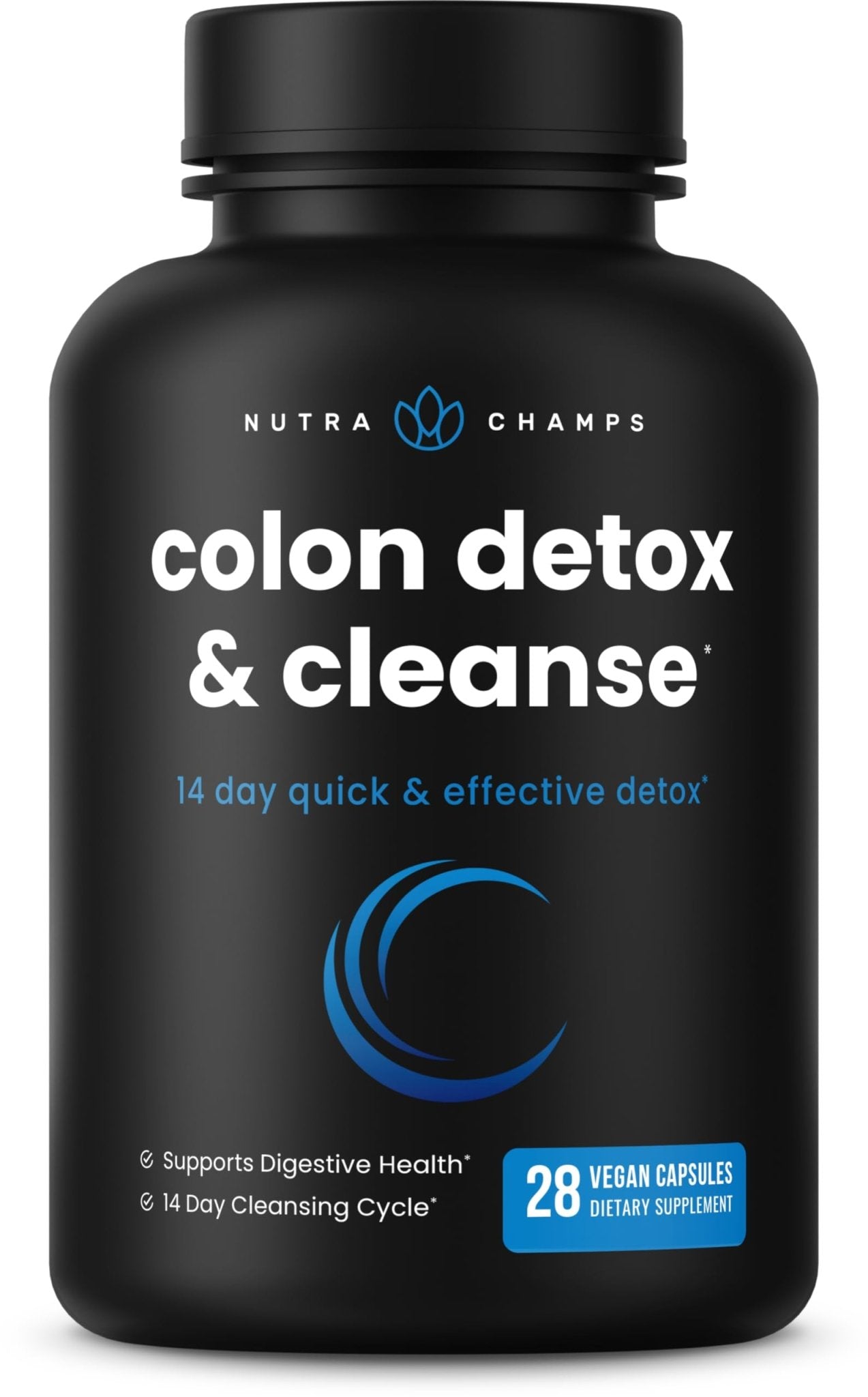 NutraChamps Colon Cleanse & Detox for Weight Loss [14 Day Quick Cleanser] Safe & Effective Formula with Probiotic - dailyvitalstore