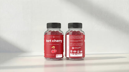 NutraChamps Tart Cherry Gummies - Tart Cherry Extract with Celery Seed - 60 Vegan Gummies (2-Pack) - dailyvitalstore