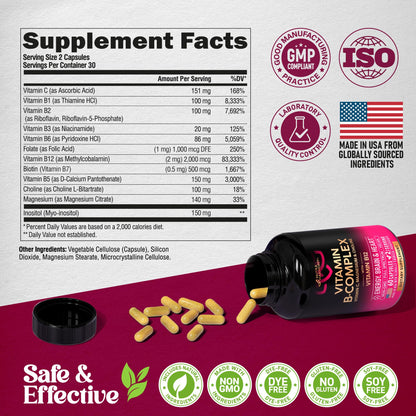 NUTRAHARMONY Vitamin B Complex & Glucosamine Chondroitin Capsules - dailyvitalstore