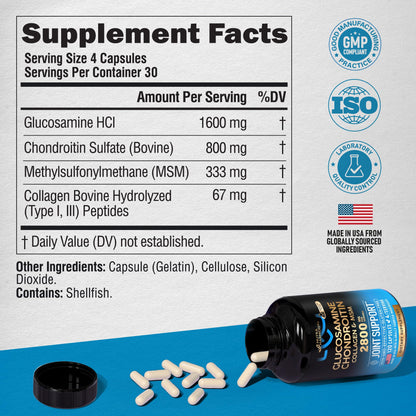 NUTRAHARMONY Vitamin B Complex & Glucosamine Chondroitin Capsules - dailyvitalstore