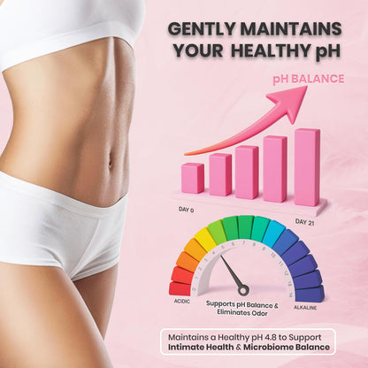NUTRAJOY Premium Feminine Balance Gummies, for Women's Ph Health, Vaginal Wellness Support, Immune Support, Energy Support, Hawaiian Pineapple, Vegan Gluten-Free, 60 Gummies - dailyvitalstore