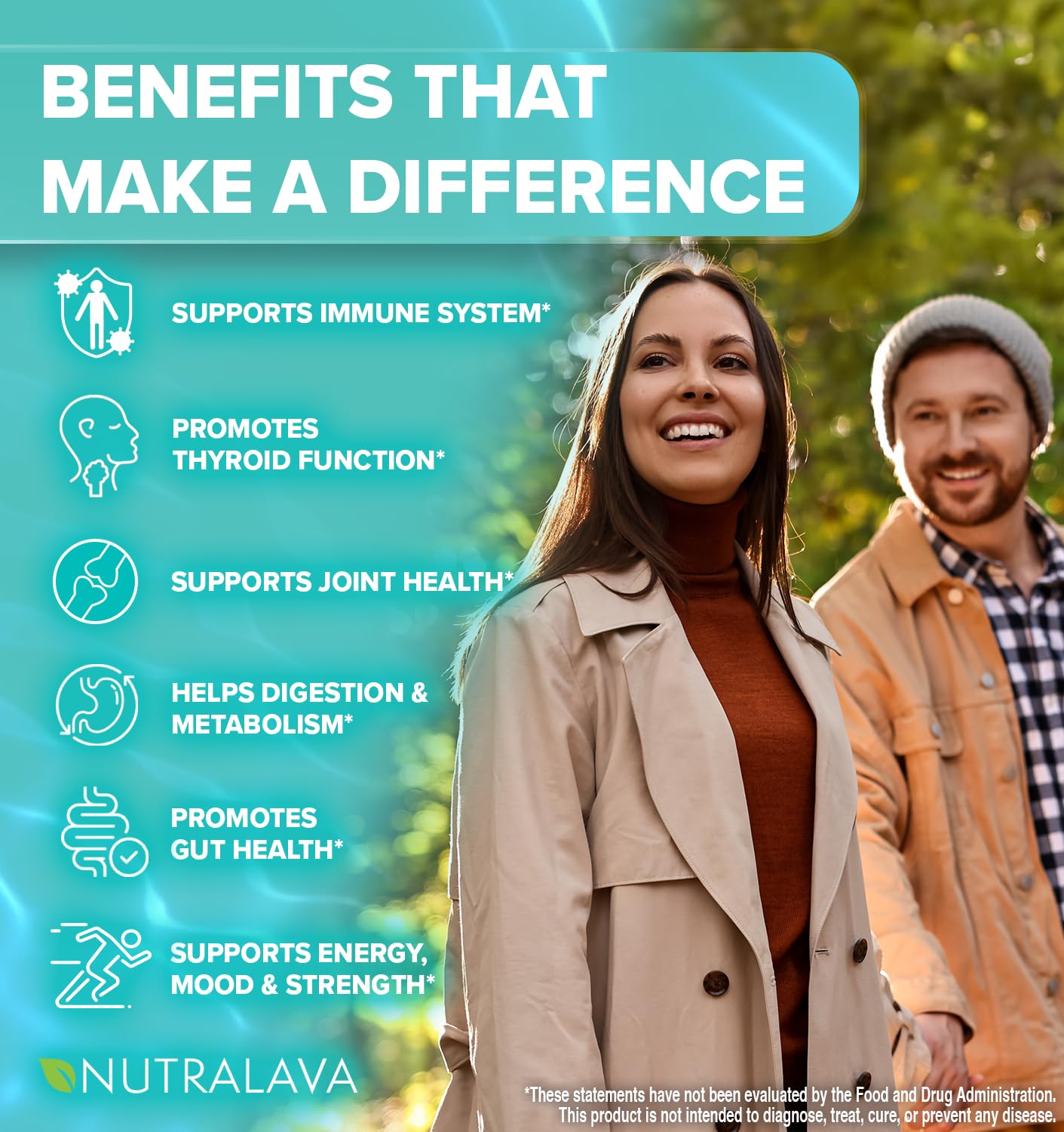 NUTRALAVA Sea Moss Pills, All-in-One Blend with Irish Sea Moss Black Seed Oil Ashwagandha, Sea Moss Capsules for Women and Men - Gluten-Free, Non-GMO, 60 Capsules - dailyvitalstore