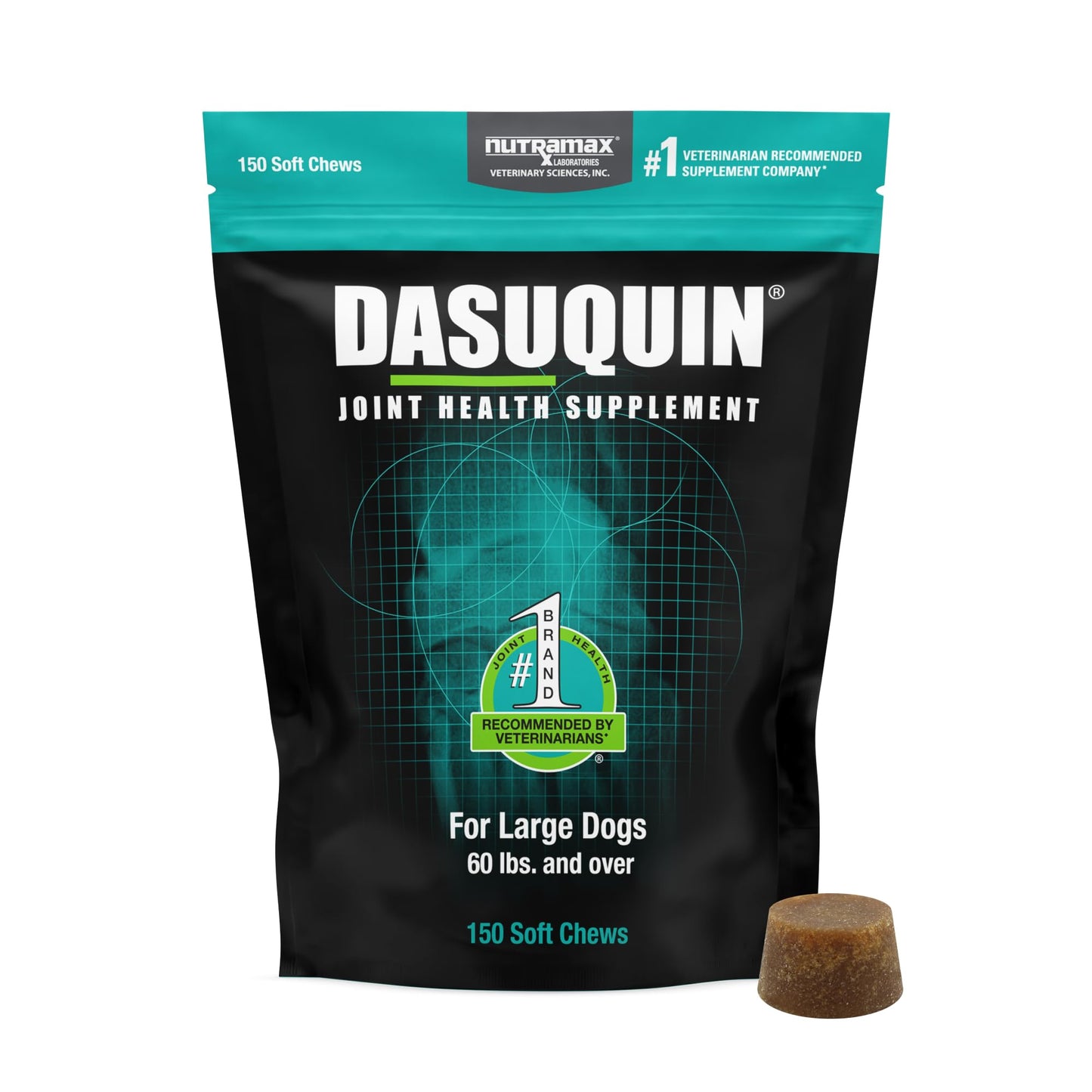 Nutramax Dasuquin for Large Dogs, Joint Health Supplement, Contains Glucosamine for Dogs, Plus Chondroitin, ASU and More, Supports Healthy Joints, Soft Chews, 150 Count - dailyvitalstore