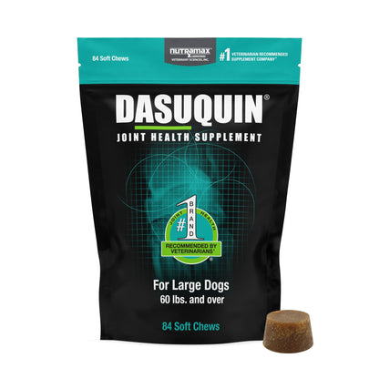 Nutramax Dasuquin for Large Dogs, Joint Health Supplement, Contains Glucosamine for Dogs, Plus Chondroitin, ASU and More, Supports Healthy Joints, Soft Chews, 84 Count - dailyvitalstore