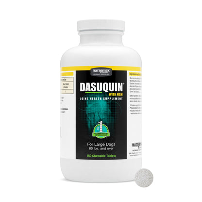 Nutramax Dasuquin for Large Dogs, Joint Health Supplement, Contains Glucosamine for Dogs, Plus Chondroitin, ASU, MSM and More, Supports Healthy Joints, Chewable Tablets, 150 Count - dailyvitalstore
