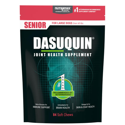Nutramax Dasuquin Joint Health Supplement for Large Senior Dogs – for Immune Support, Skin & Coat Health, and Brain Health, 84 Soft Chews - dailyvitalstore