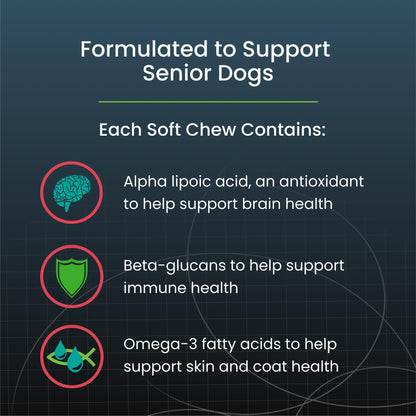 Nutramax Dasuquin Joint Health Supplement for Large Senior Dogs – for Immune Support, Skin & Coat Health, and Brain Health, 84 Soft Chews - dailyvitalstore