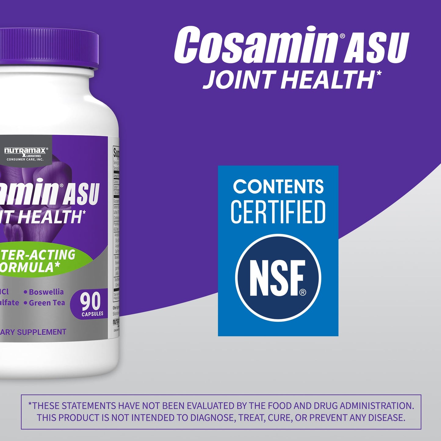 Nutramax Laboratories Cosamin® ASU Joint Health Supplement with Glucosamine, Chondroitin & ASU for Adult Men & Women, Joint Supplement, 230 Capsules - dailyvitalstore