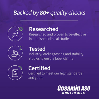 Nutramax Laboratories Cosamin® ASU Joint Health Supplement with Glucosamine, Chondroitin & ASU for Adult Men & Women, Joint Supplement, 230 Capsules - dailyvitalstore