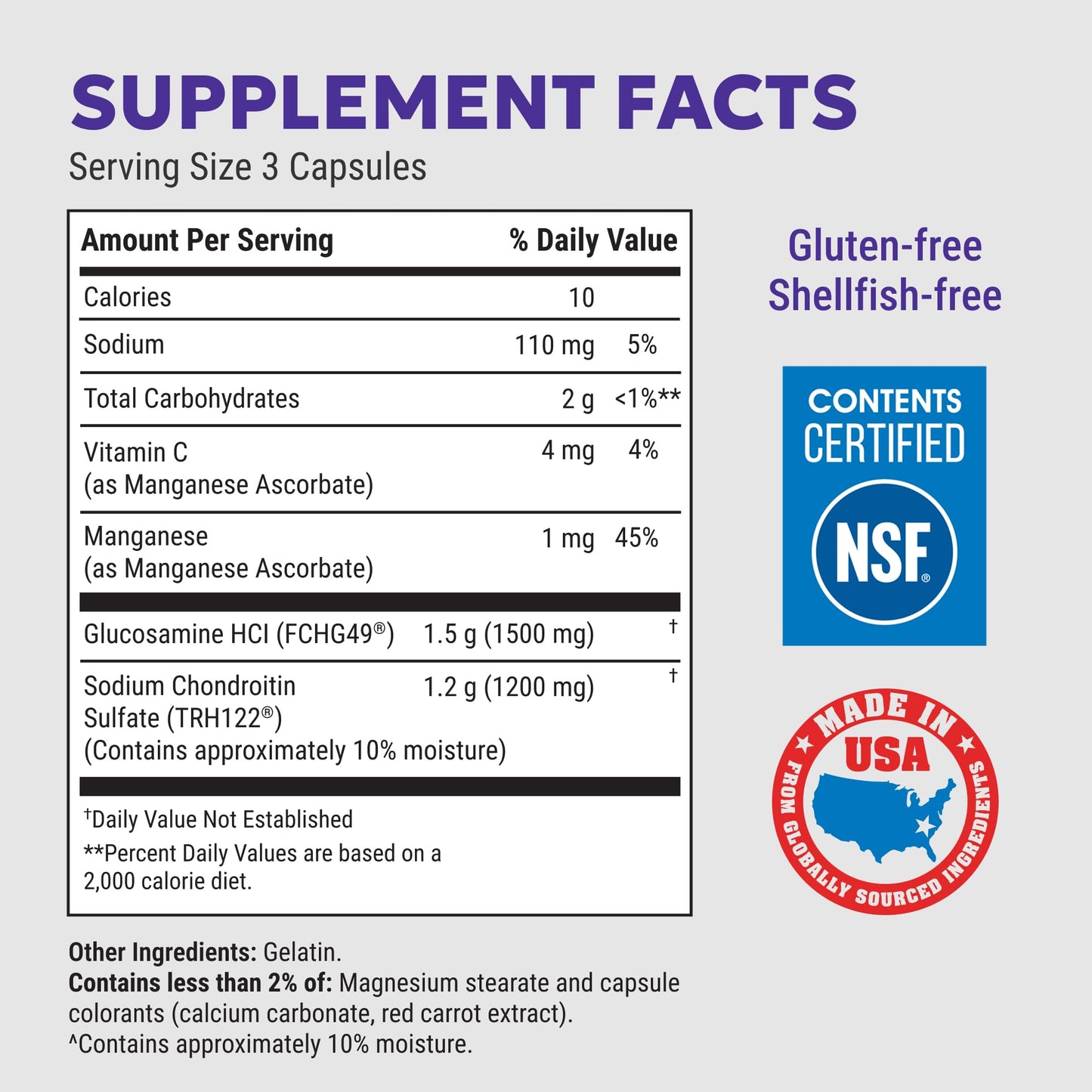 Nutramax Laboratories Cosamin® DS Joint Health Supplement with Glucosamine & Chondroitin for Adult Men & Women, Joint Supplement, 180 Capsules - dailyvitalstore