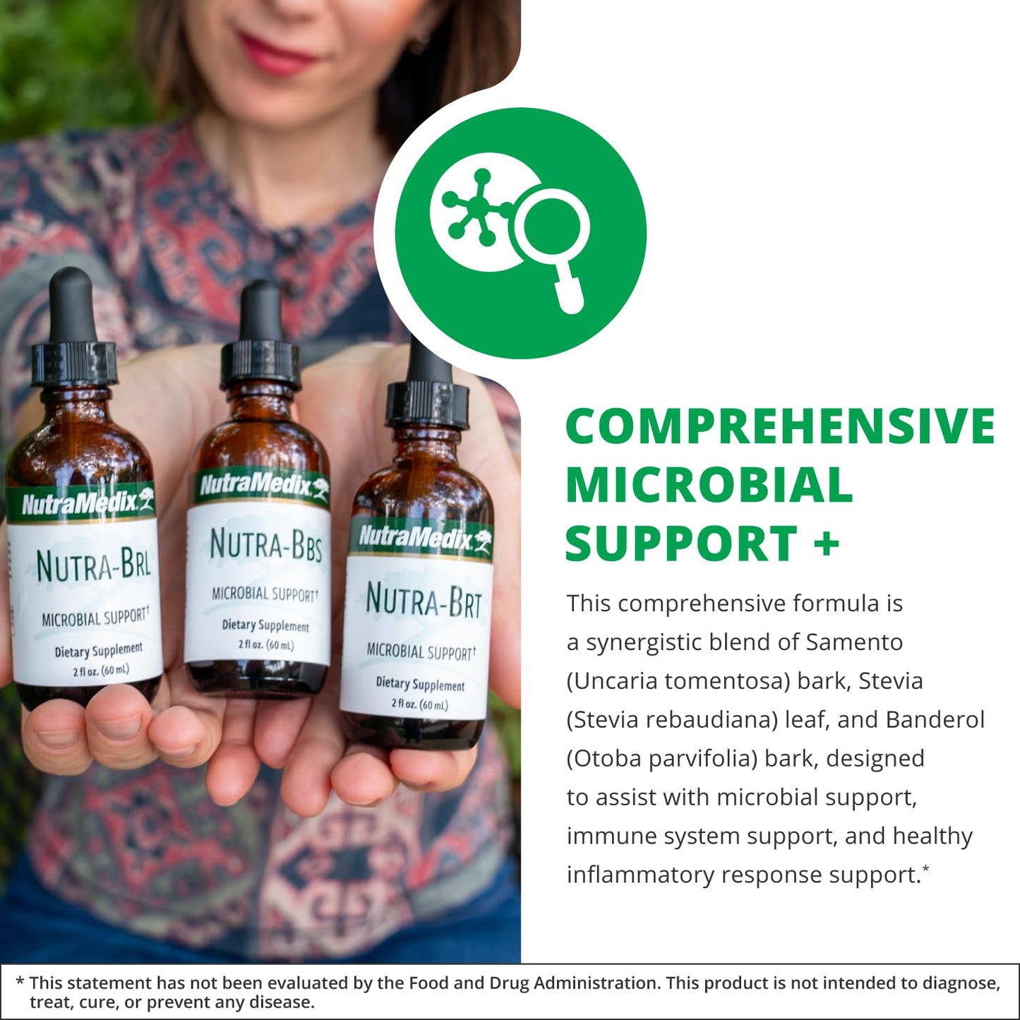 Nutramedix Nutra BRL - Liquid Herbal Supplement for Gut Health & Immune Support - Samento & Banderol for Digestive Health - Immune System Booster Supplement (60mL) - dailyvitalstore