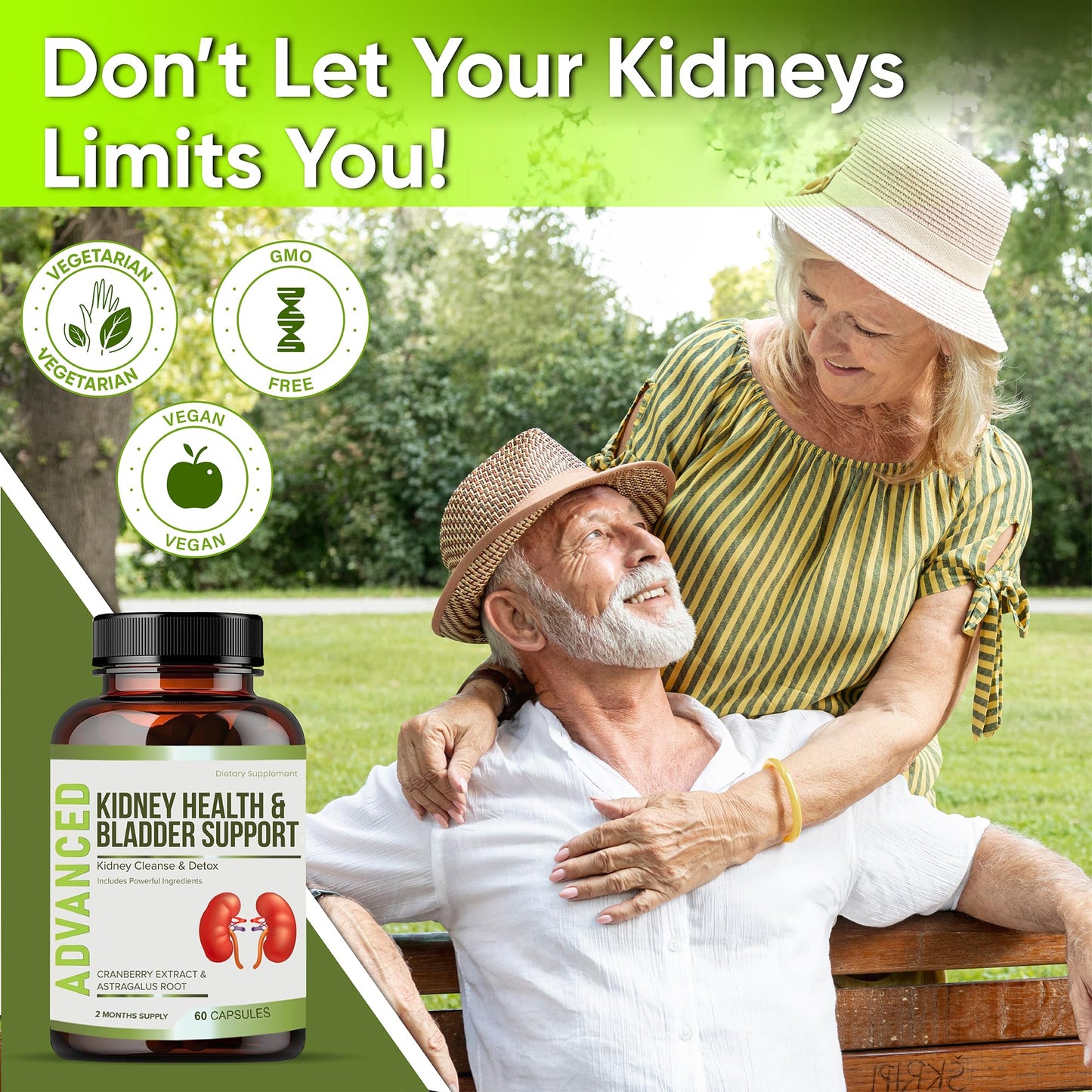 NutraPro Kidney Cleanse Detox & Repair and Bladder Support- Kidney Support Supplement for Kidney Restore with Chanca Piedra,Cranberry, Juniper Berries - dailyvitalstore