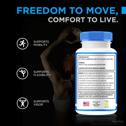 NutraRize (2 Pack) Flexopril Ultra Capsules, Official Flexopril for Joint Support, All-Natural Formula to Fortify Bones and Bolster Flexibility, Premium FlexoprilUltra Pills Review (120 Capsules) - dailyvitalstore