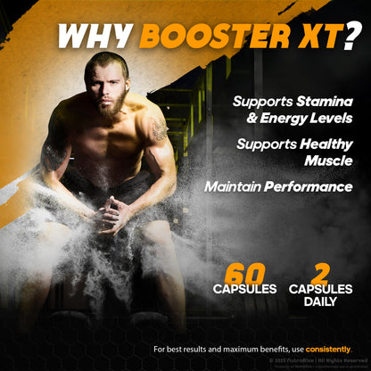NutraRize Booster XT for Men, Male Enhancing Capsules, Premium Formula to Support Daily Energy & Peak Performance, Multivitamin Pills for Overall Health, BoosterXT Reviews (60 Capsules) - dailyvitalstore