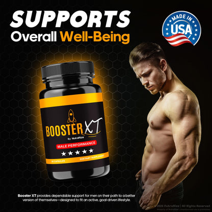 NutraRize Booster XT for Men, Male Enhancing Capsules, Premium Formula to Support Daily Energy & Peak Performance, Multivitamin Pills for Overall Health, BoosterXT Reviews (60 Capsules) - dailyvitalstore