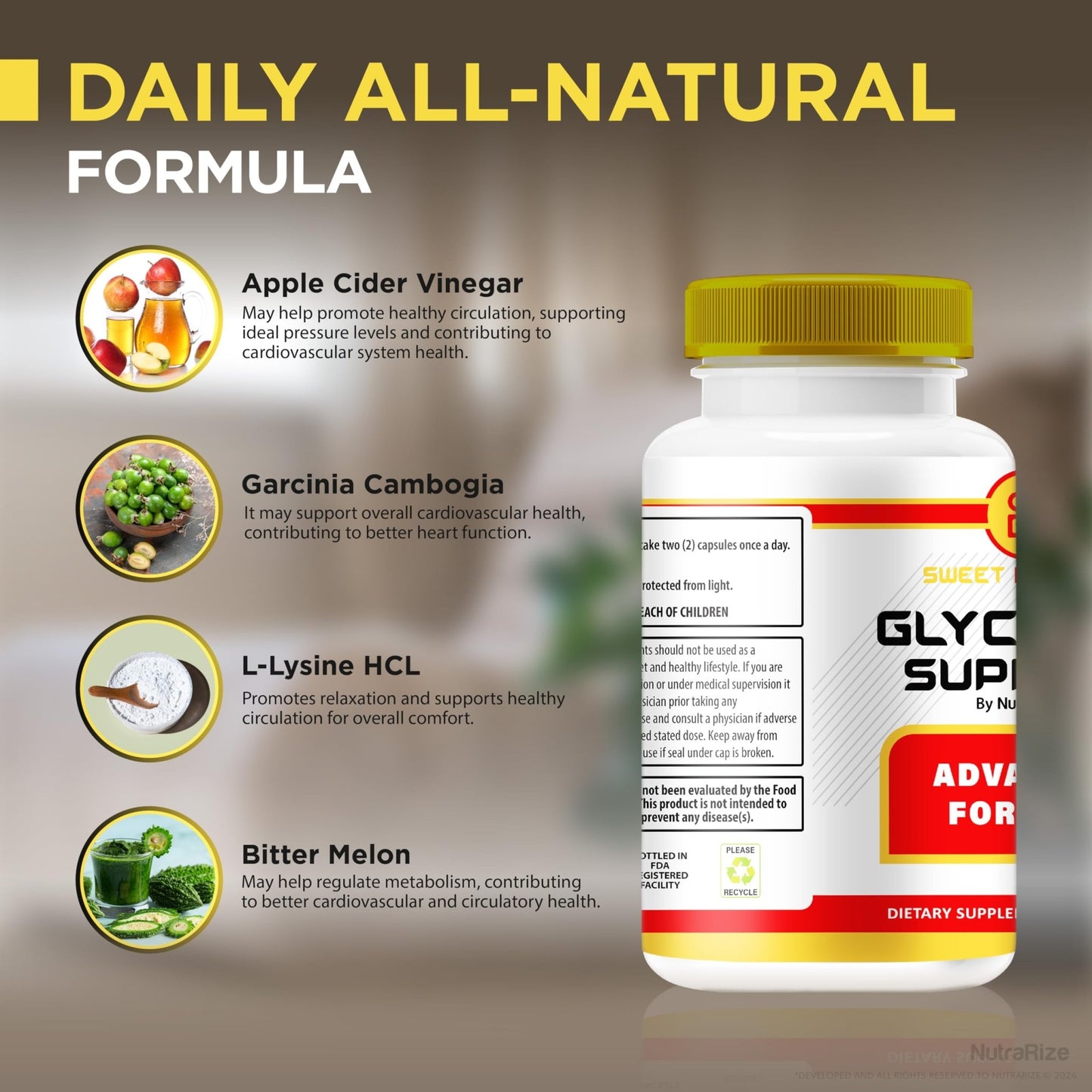 NutraRize (Pack of 3 Sweet Restore Glycogen Support, Joint Support, Official Glycogen Support Capsules, Joint Support Formula Blood Vessel Cleaner Reviews (180 Capsules) - dailyvitalstore