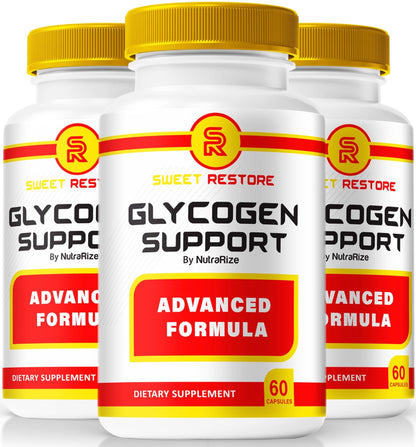 NutraRize (Pack of 3 Sweet Restore Glycogen Support, Joint Support, Official Glycogen Support Capsules, Joint Support Formula Blood Vessel Cleaner Reviews (180 Capsules) - dailyvitalstore