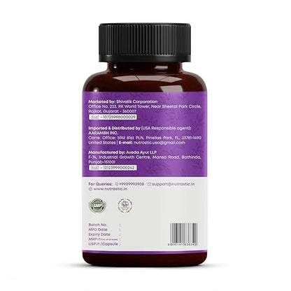 Nutrastic Aller Veda Respiratory Wellness Supplement with Pure Tulsi, Amla, Turmeric, and Neem | Natural Support for Healthy Breathing | 60 Caps - dailyvitalstore