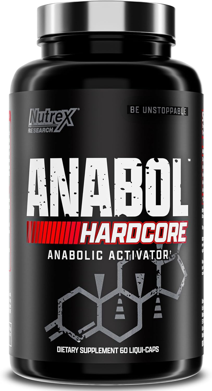 Nutrex Research Anabol Hardcore Anabolic Activator, Muscle Builder and Hardening Agent, 60 Pills - dailyvitalstore