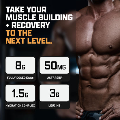 Nutrex Research EAA Hydration | EAAs + BCAA Powder | Muscle Recovery, Strength, Muscle Building, Endurance | 8G Essential Amino Acids + Electrolytes | 30 Servings It's Mango Time - dailyvitalstore