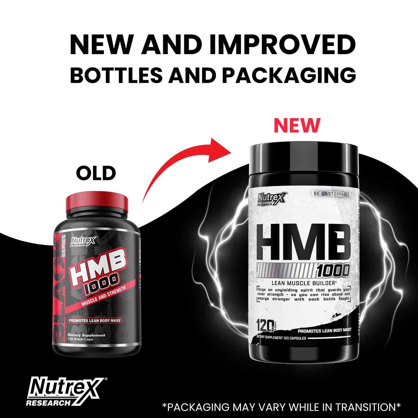 Nutrex Research HMB 1000 MG | Supports Muscle Recovery, Reduce Skeletal Muscle Damage, Increased Strength, Prevent Muscle Loss | 120 Capsules - dailyvitalstore