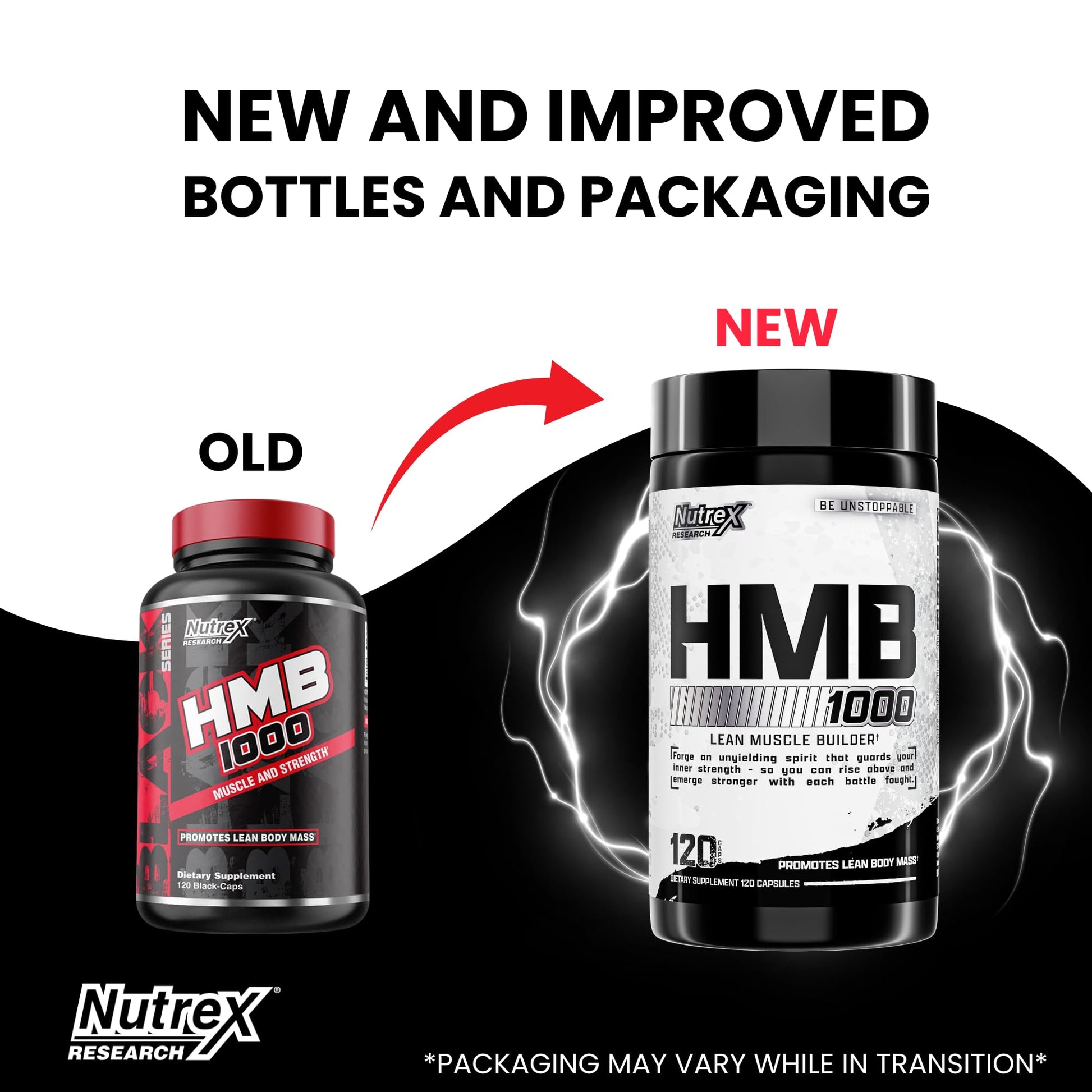 Nutrex Research HMB 1000 MG | Supports Muscle Recovery, Reduce Skeletal Muscle Damage, Increased Strength, Prevent Muscle Loss | 120 Capsules - dailyvitalstore