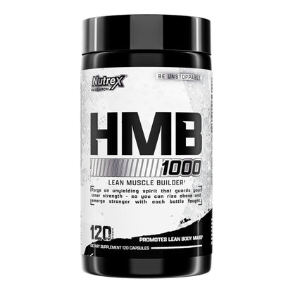 Nutrex Research HMB 1000 MG | Supports Muscle Recovery, Reduce Skeletal Muscle Damage, Increased Strength, Prevent Muscle Loss | 120 Capsules - dailyvitalstore