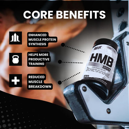 Nutrex Research HMB 1000 MG | Supports Muscle Recovery, Reduce Skeletal Muscle Damage, Increased Strength, Prevent Muscle Loss | 120 Capsules - dailyvitalstore