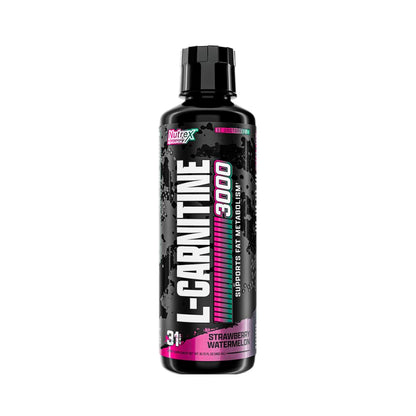 Nutrex Research Liquid Carnitine 3000 | (Strawberry Watermelon) | Premium L Carnitine Liquid, Stimulant Free 31 Servings - dailyvitalstore