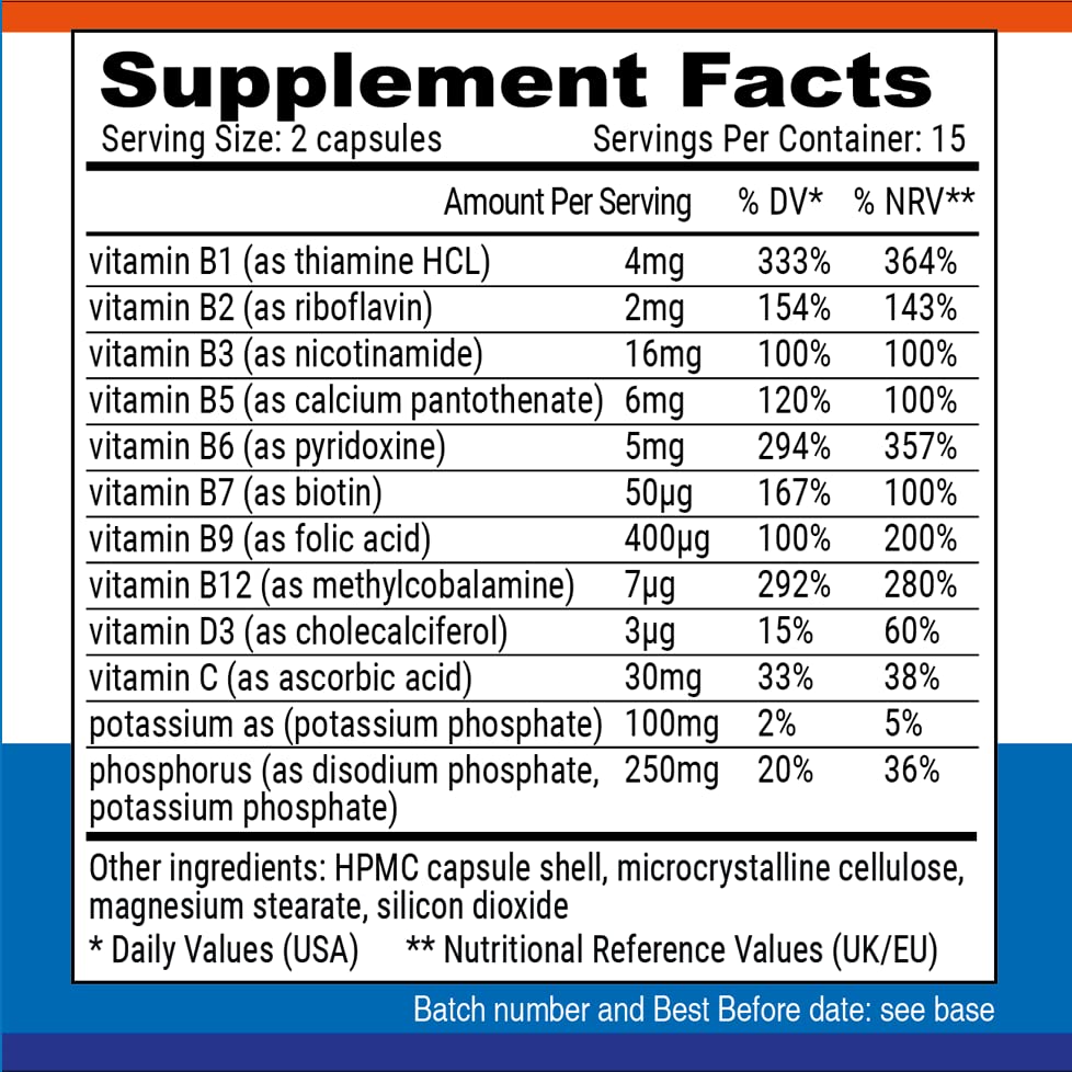 Nutri-Align Fasting Refeed Multivitamin | 30 Fasting Multi Vitamin Capsules | Multivitamin for Men & Women | Vitamin B Complex, Phosphorus & Vitamin D & C Fasting Multivitamins | Gluten Free - dailyvitalstore