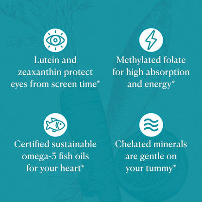 Nutri-Rich Essentials Multi | Multivitamin Supplement with Fish Oil Omega-3 for Men and Women, Supports Energy, Immune Health - dailyvitalstore