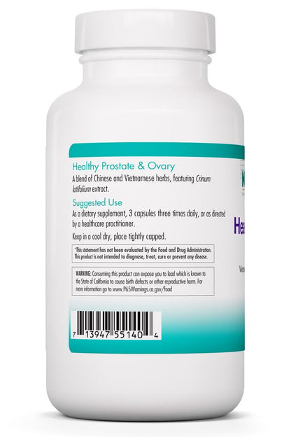 NutriCology Healthy Prostate & Ovary - Herbal Blend with Crinum Latifolium - Hormone Support for Men & Women - Vegetarian Capsules - Hypoallergenic Formula - 60 Servings - 180 Count - dailyvitalstore
