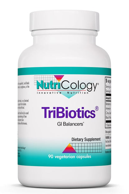 Nutricology TriBiotics - Berberine Artemisinin Botanical Blend - Gastrointestinal Support - Hypoallergenic - 45 Servings - 90 Capsules - dailyvitalstore