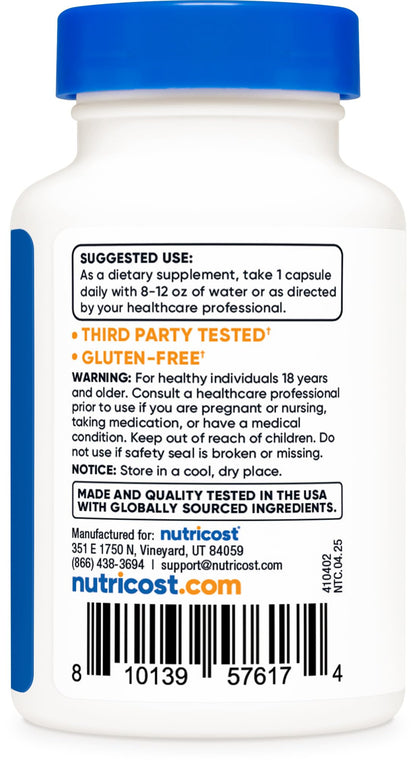 Nutricost Black Garlic Extract 60 Capsules for 60 Servings Per Bottle - Aged Black Garlic Extract, Vegan - dailyvitalstore