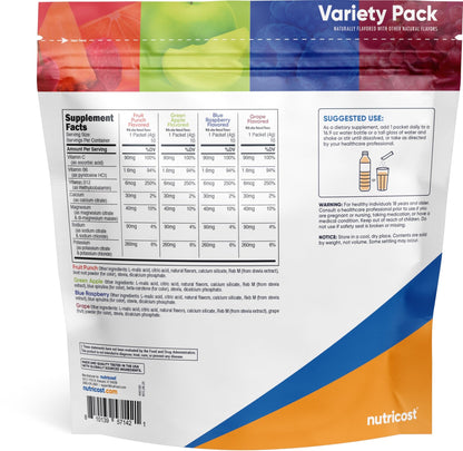 Nutricost Electrolytes Complex, Variety Pack Flavored, 40 Stickpacks - Advanced Hydration Complex - dailyvitalstore