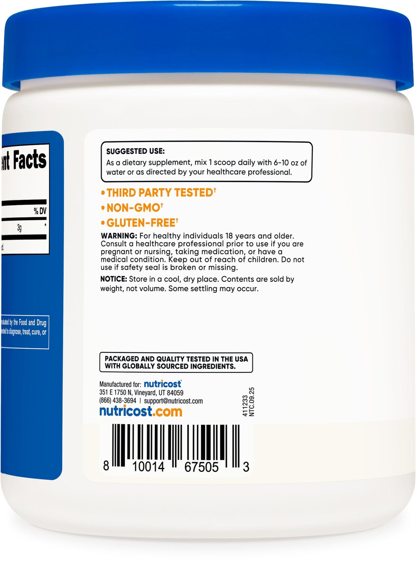 Nutricost L-Citrulline Malate (2:1) Powder (300 Grams) - dailyvitalstore