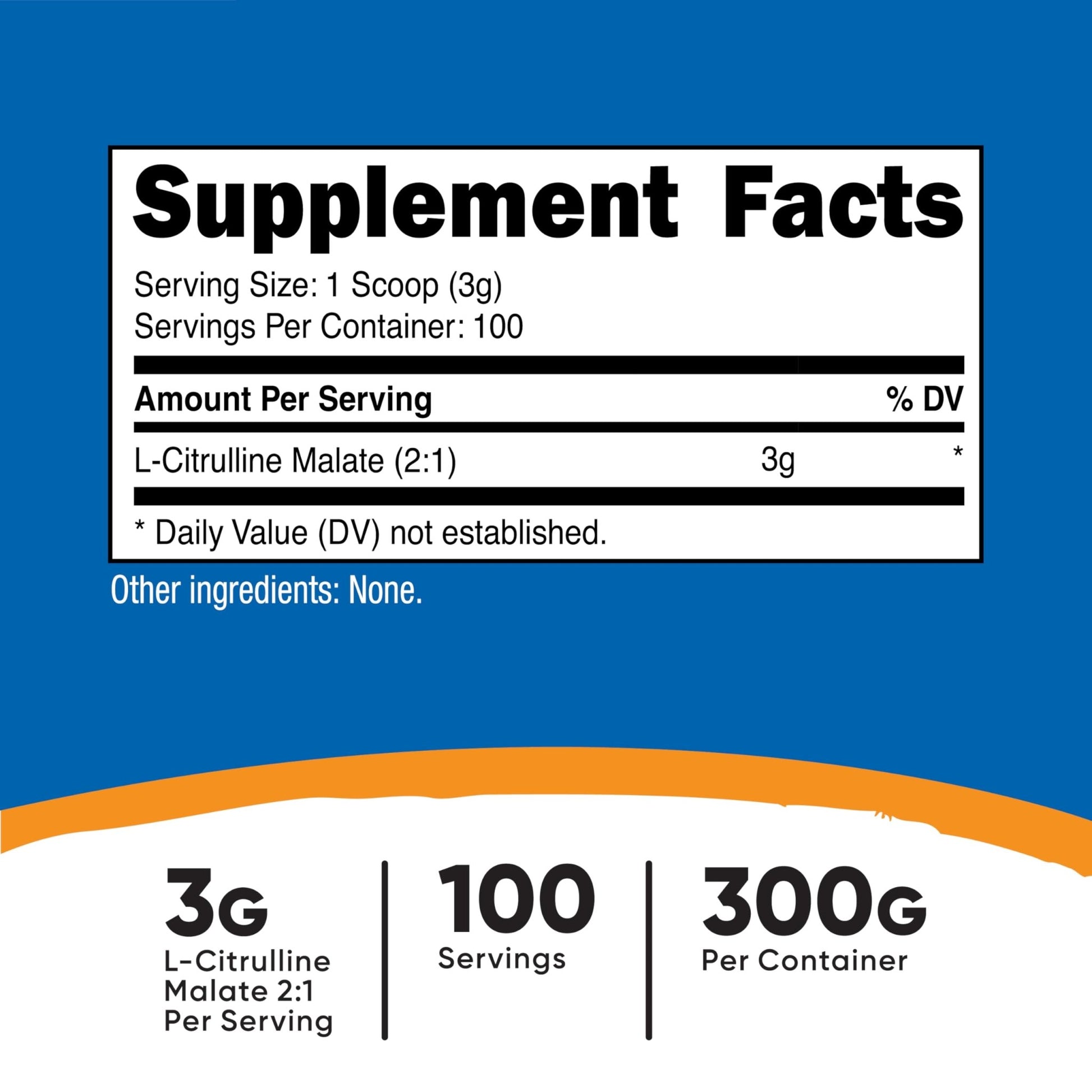 Nutricost L-Citrulline Malate (2:1) Powder (300 Grams) - dailyvitalstore
