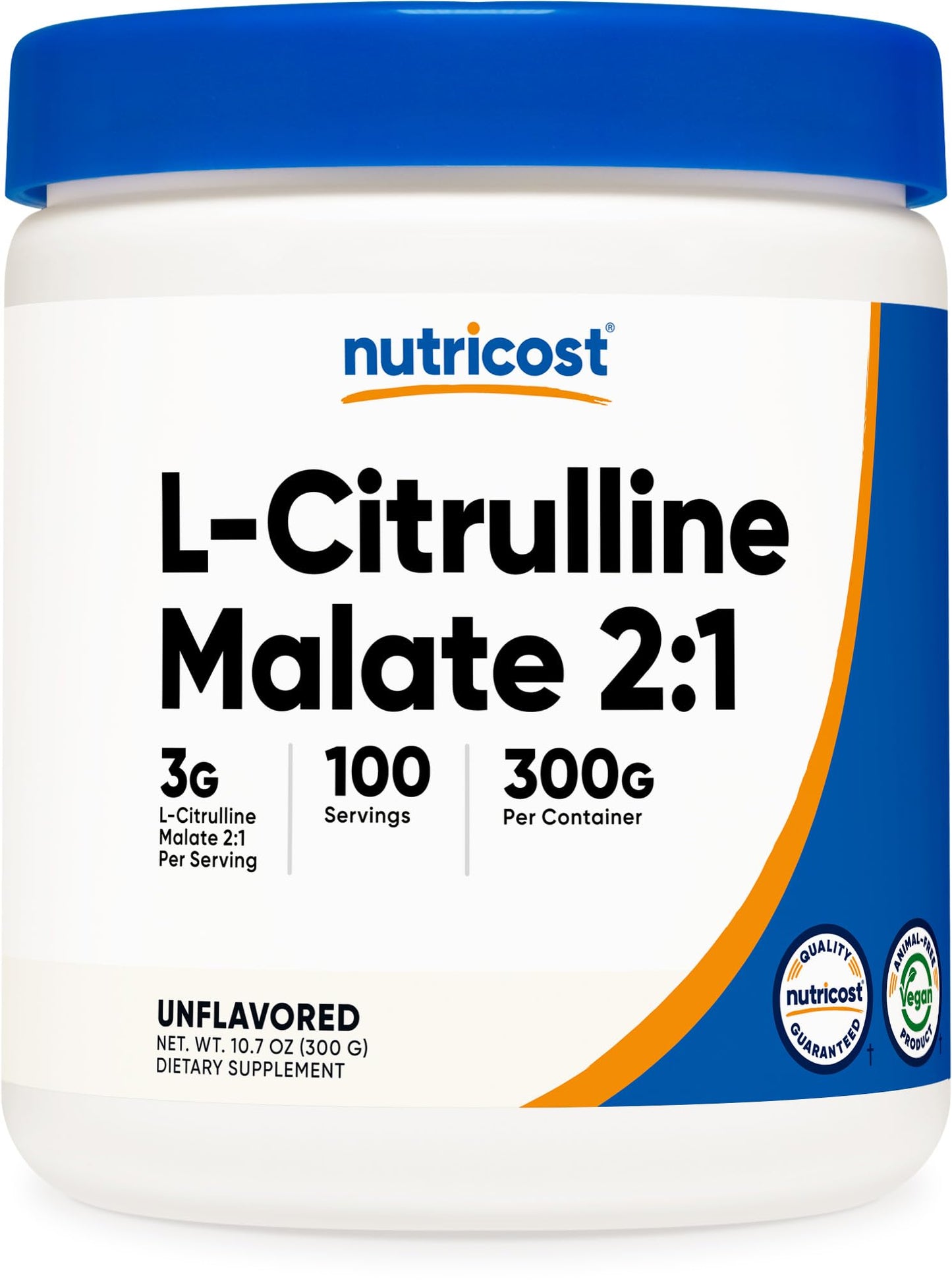 Nutricost L-Citrulline Malate (2:1) Powder (300 Grams) - dailyvitalstore