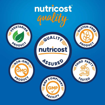 Nutricost Magnesium+ Extra Strength 420mg, 240 Capsules - 120 Servings. Magnesium Oxide and Glycinate - Non-GMO, Gluten Free, Vegan Friendly - dailyvitalstore