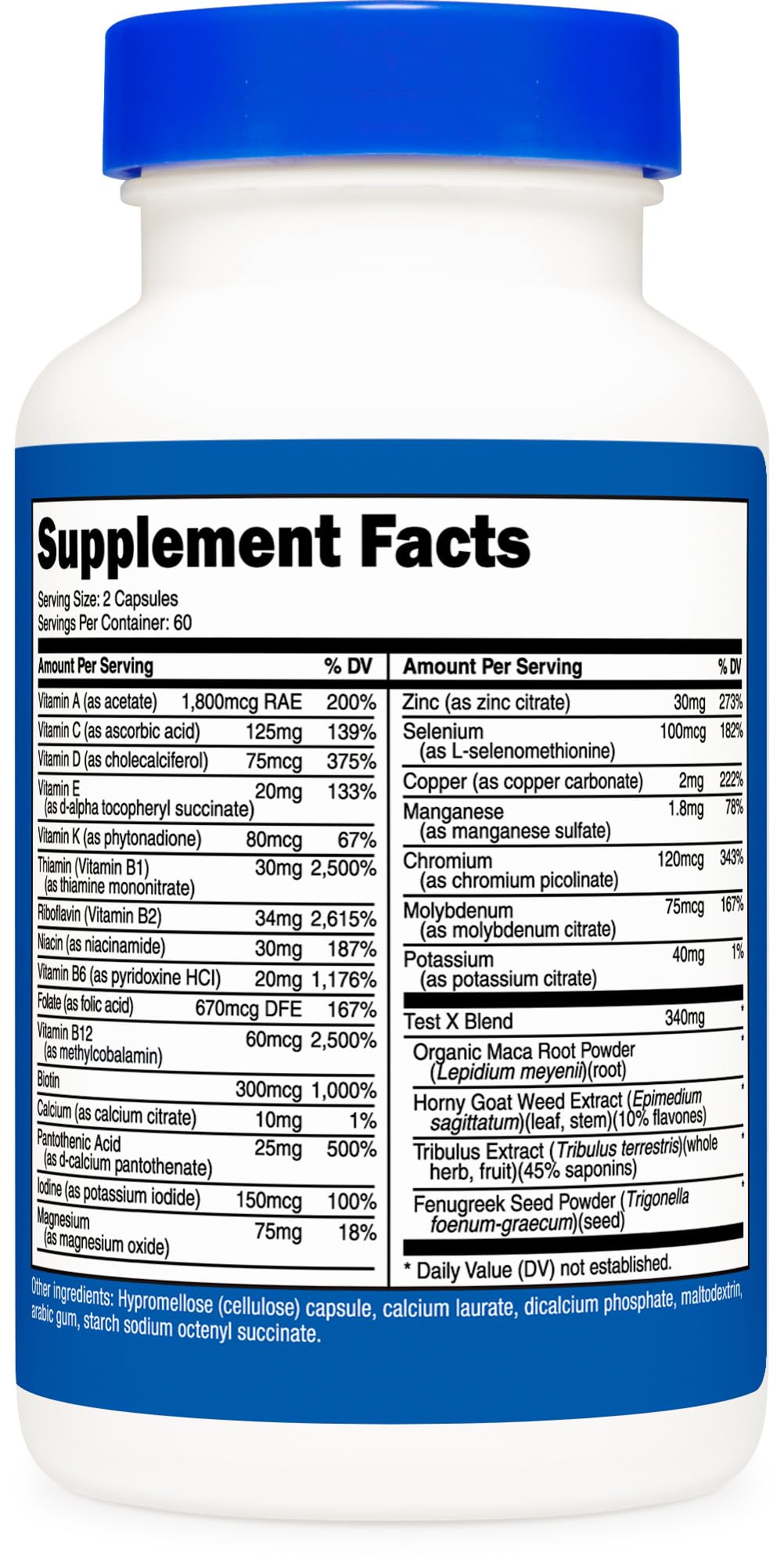 Nutricost Multivitamin for Men 120 Capsules - Vitamins and Minerals for The Healthy Man - dailyvitalstore
