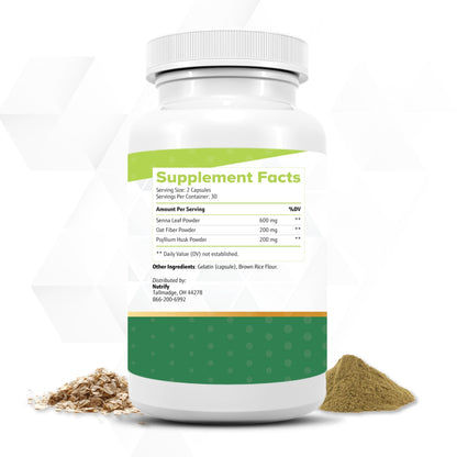 NutriFlush - Powerful Colon Support & Gut Cleanse Formula, High Absorption, GMO Free, Made in USA - dailyvitalstore