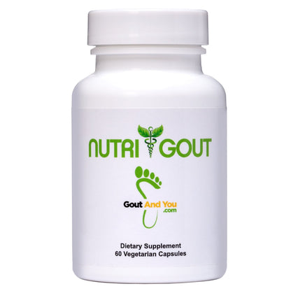 NutriGout Uric Acid Cleanse Supplement w/Turmeric, Celery Seed, Bromelain, Milk Thistle, Dandelion and Chanca Piedra, - dailyvitalstore