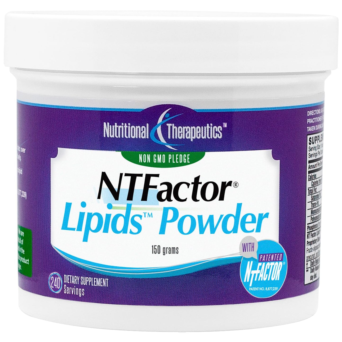 Nutritional Therapeutics NTFactor Lipids Powder, Aging & Cellular Support, 240 Servings - dailyvitalstore