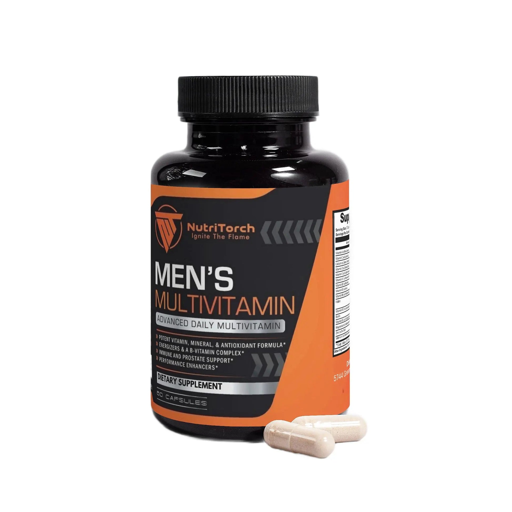 NutriTorch Multivitamin for Men – Adult Dietary Supplement with Vitamins A, C & D, Minerals & Antioxidants for Immune Support, Increased Energy - dailyvitalstore