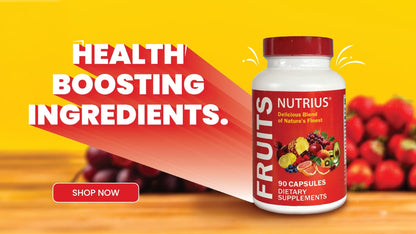 Nutrius Fruits Delicious Blend of Nature's Finest - 90 Capsules Dietary Supplements - dailyvitalstore