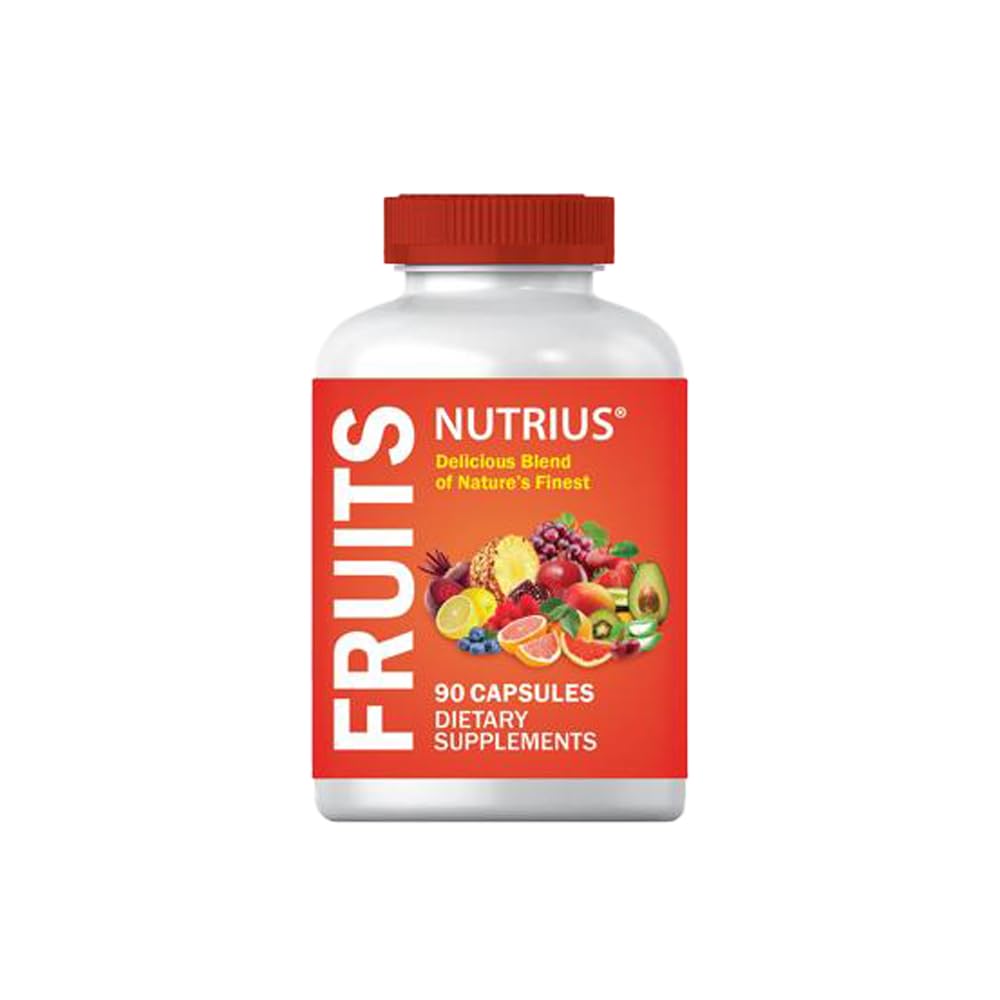 Nutrius Fruits Delicious Blend of Nature's Finest - 90 Capsules Dietary Supplements - dailyvitalstore