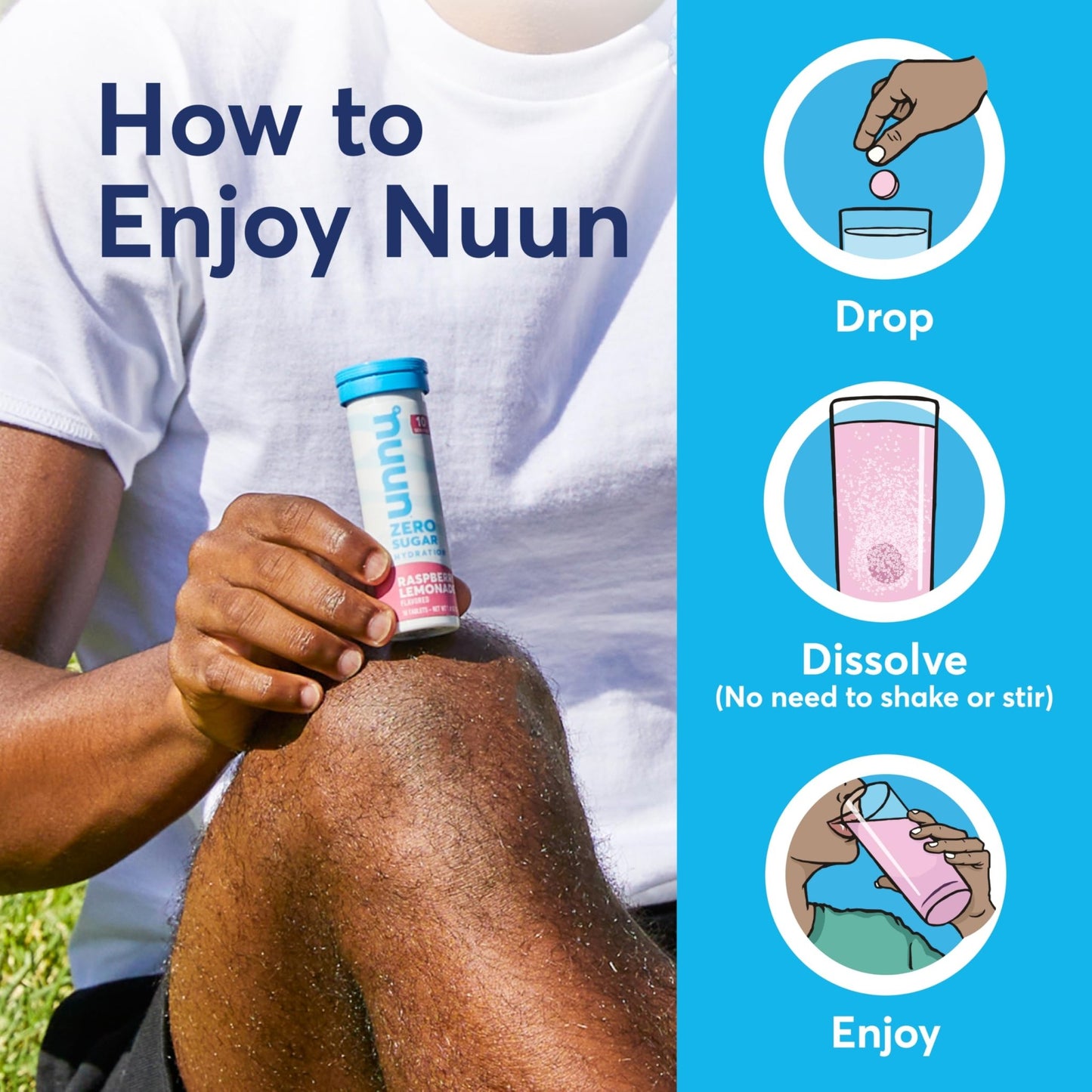 Nuun Immunity Electrolyte Tablets with Vitamin D, C, E, & A, Ginger, Elderberry, Magnesium & 4 Other Essential Electrolytes, Vegan, Blueberry Tangerine & Orange Citrus, 4 Pack (40 Servings Total) - dailyvitalstore